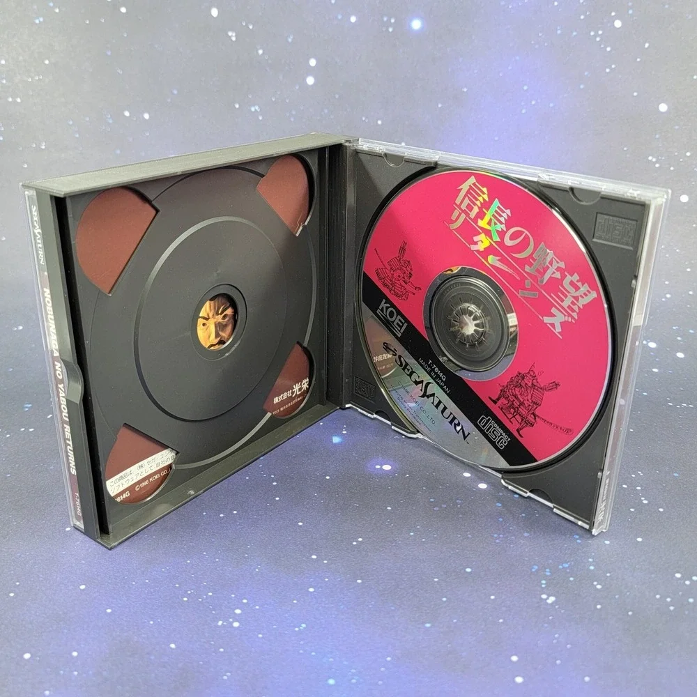 Nobunaga no Yabou Returns (Sega Saturn) JAPANESE Video Game w/ Manual 0623
